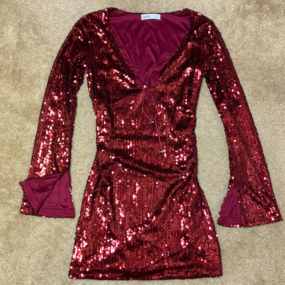 Elodie sequin party dress size Medium